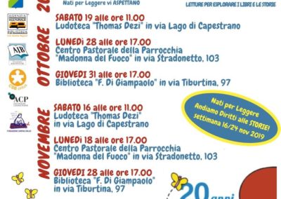 eventi bimbi e ragazzi alla biblioteca di Giampaolo Pescara